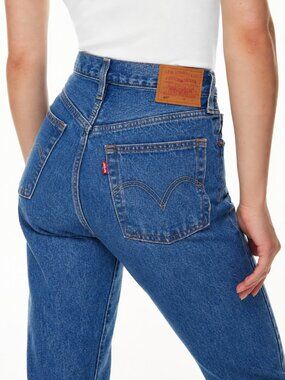 Levi's Premium 501 Skinny Jeans Button Fly Medium Wash Blue Denim 100% Cotton